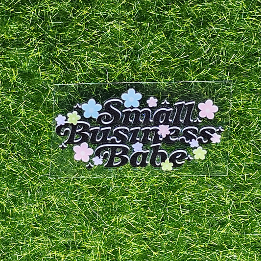 Small Business Babe UV Stickers