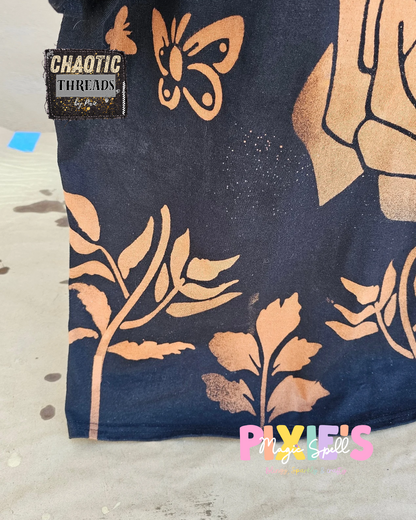 Love Never Dies | Chaotic Threads Hand Bleached Tee