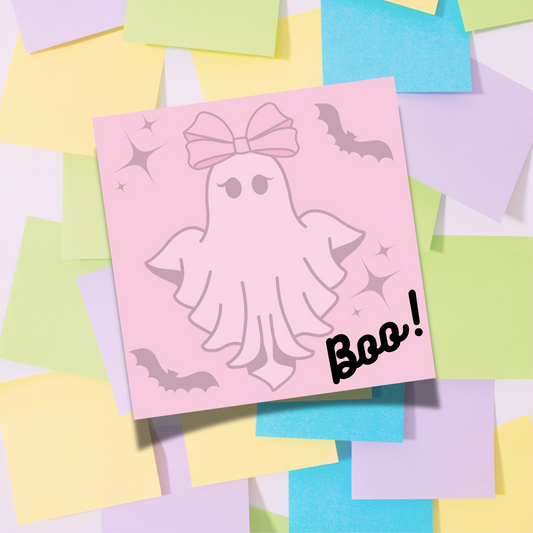 Boo! ghostie Sticky Note