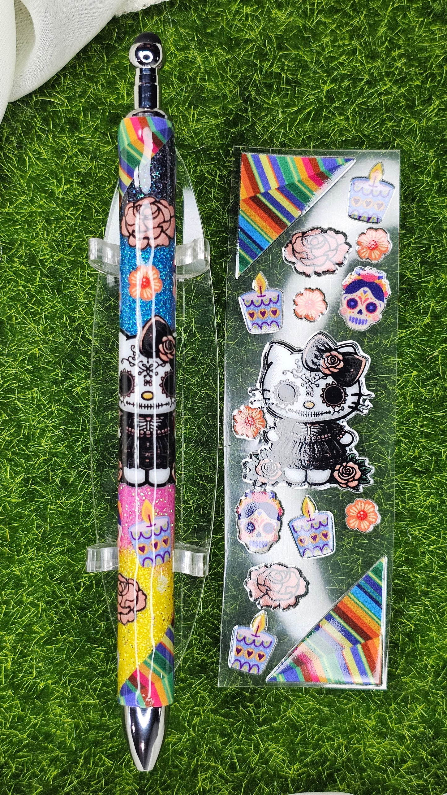 Day Of The Dead Kitty Pen