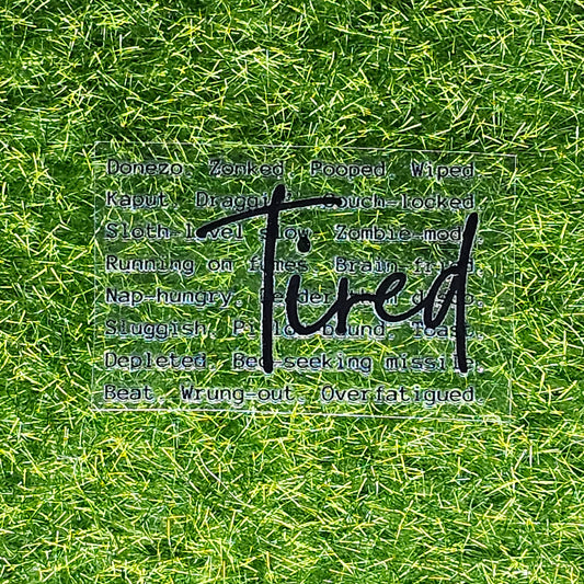 Tired UV Stickers