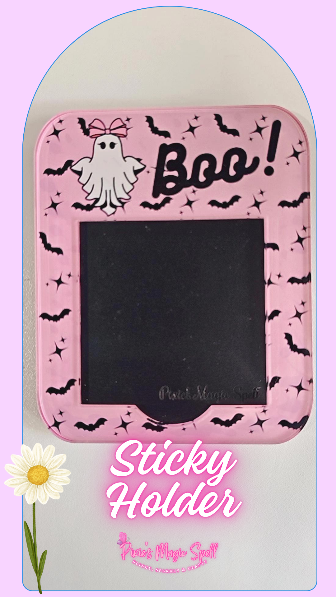 Boo! Ghostie Sticky Holder