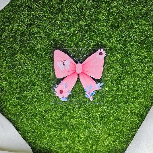 Spring Bow UV Stickers