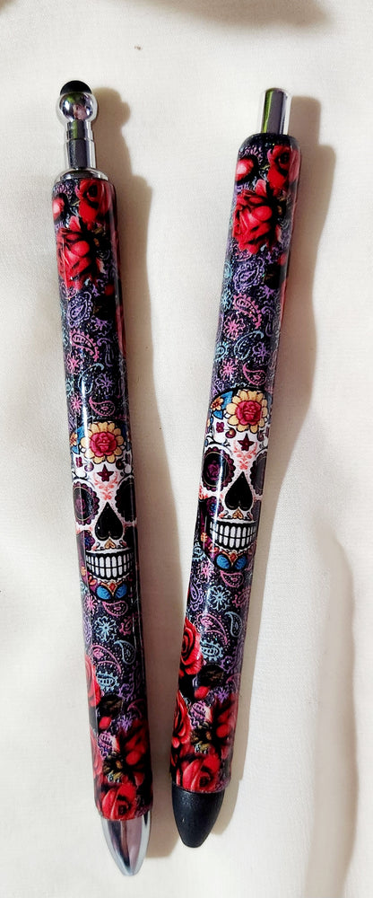 Sugar Skull Resin Pen