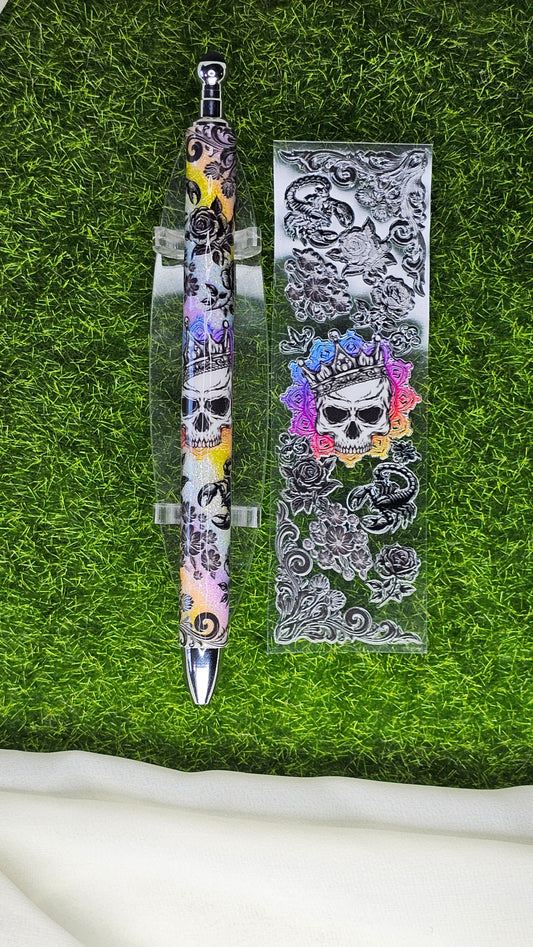 Mandala Skull Pen