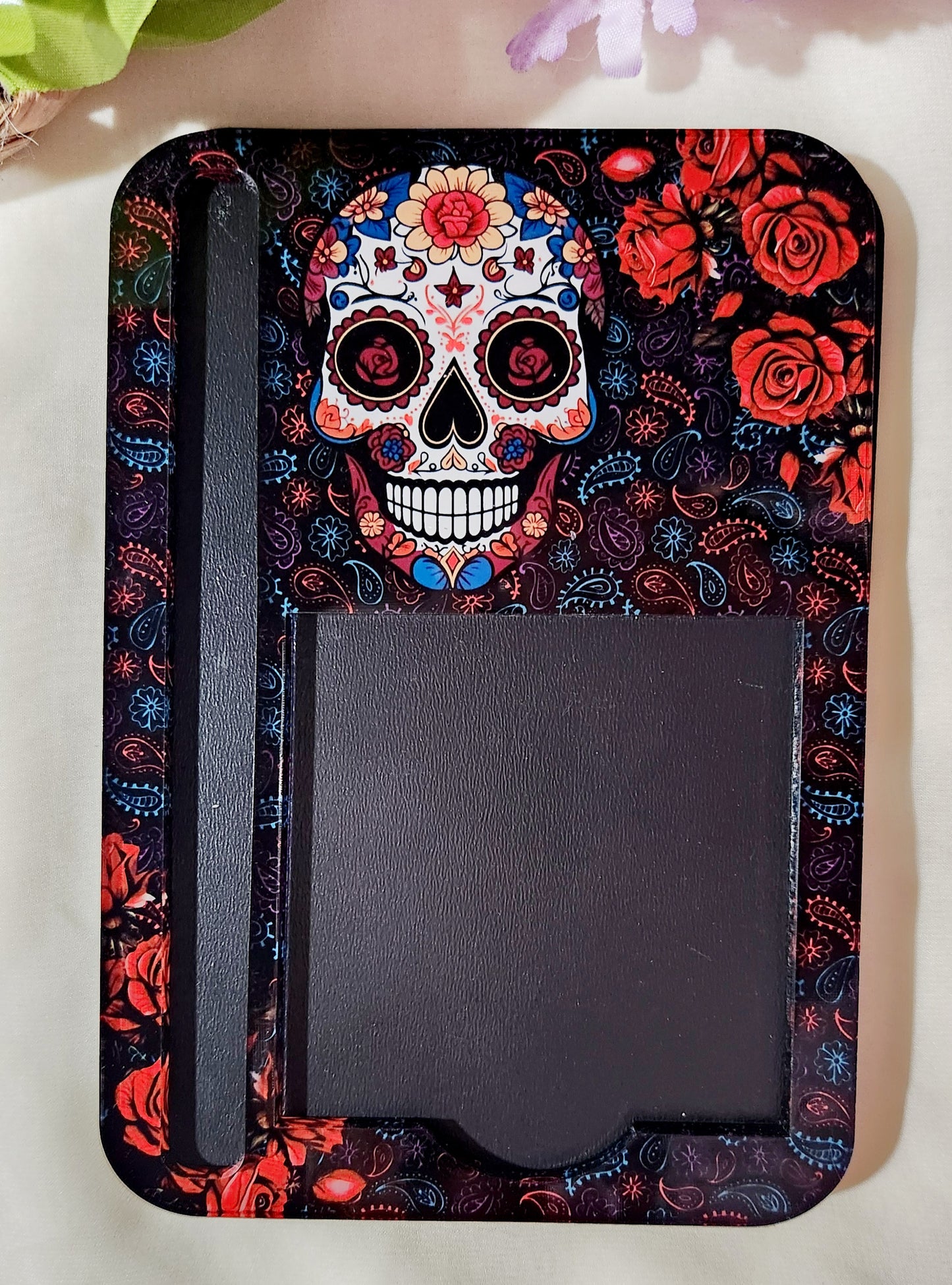 Sugar Skull Pen & Sticky Holder (Copy)