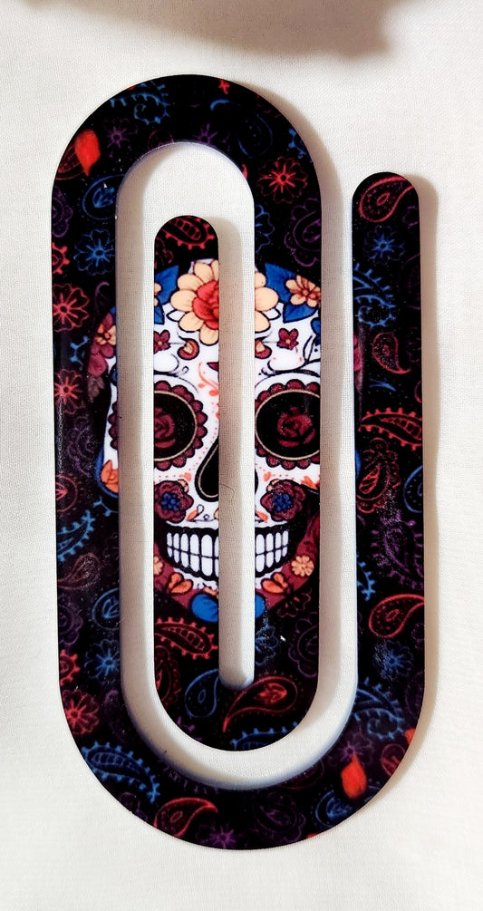 Sugar Skull Jumbo PaperClip