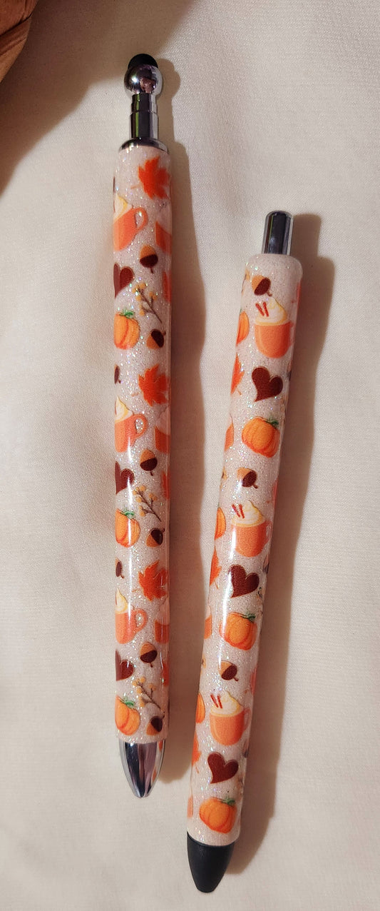 Pumpkin Spice Latte Resin Pen