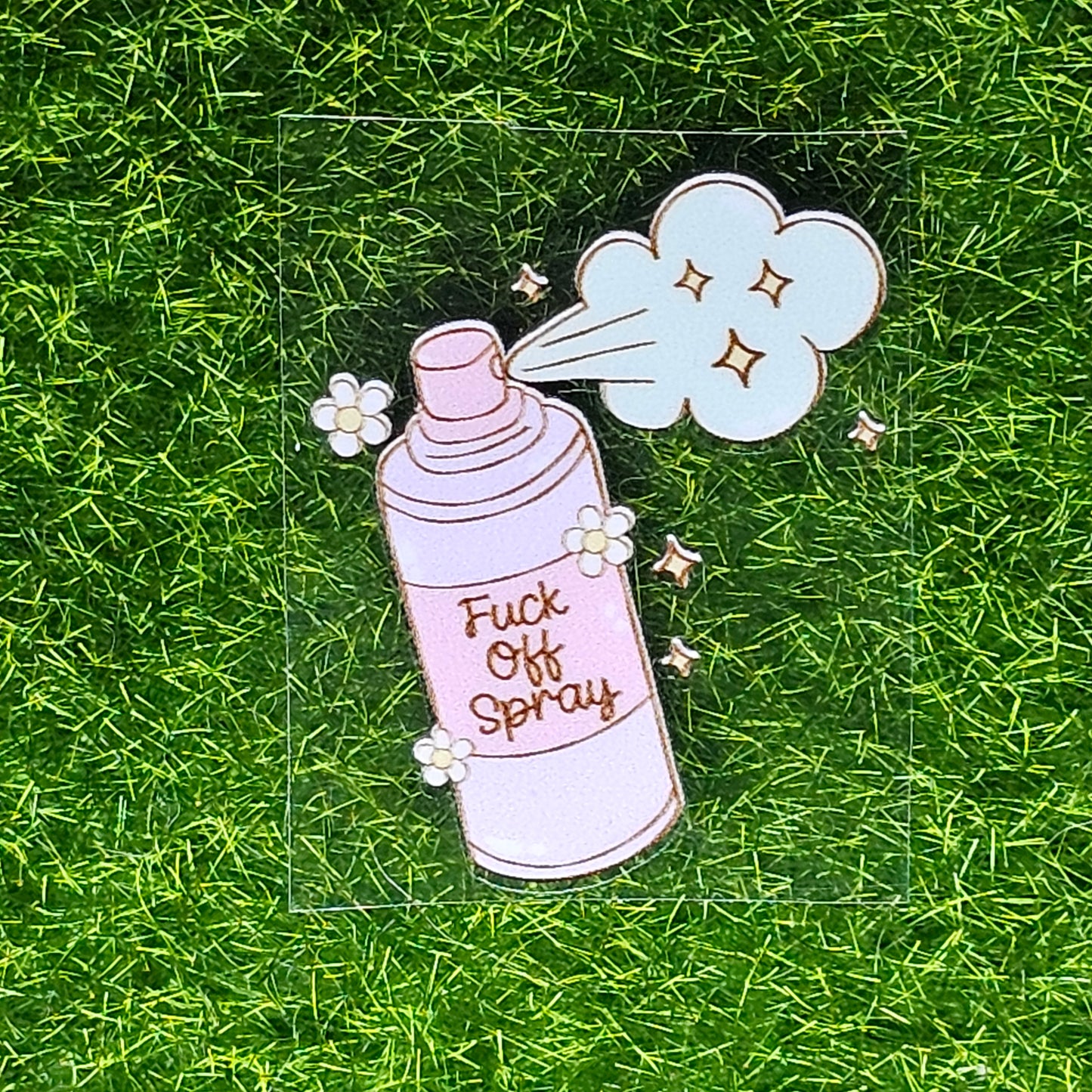 F*** Off Spray UV Stickers