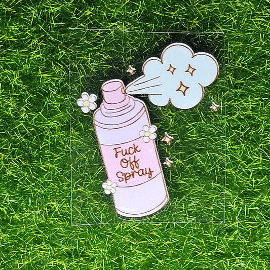 F*** Off Spray UV Stickers