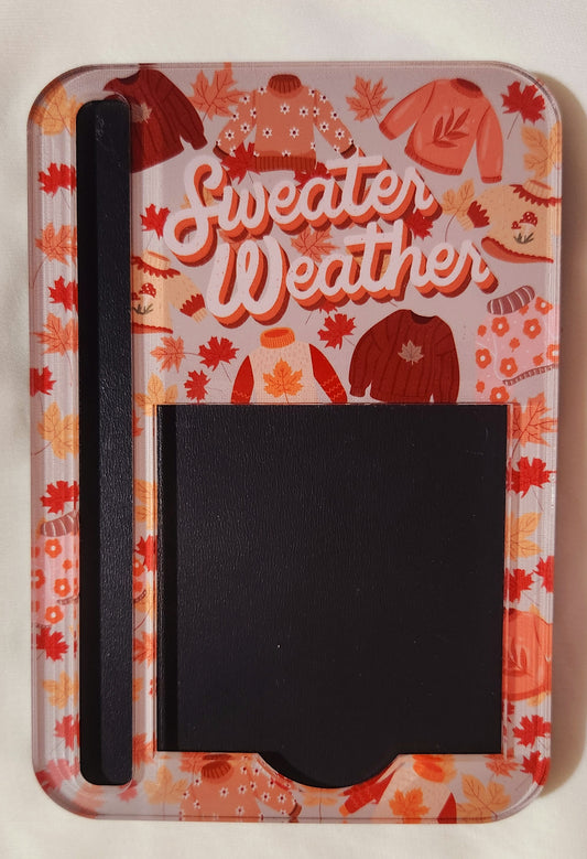 Sweater Weather Pen & Sticky Holder