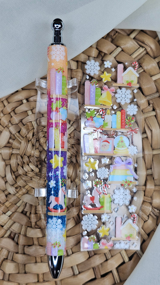 Holiday Bookshelf Pen
