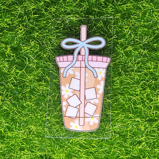 Iced Coffee UV Stickers