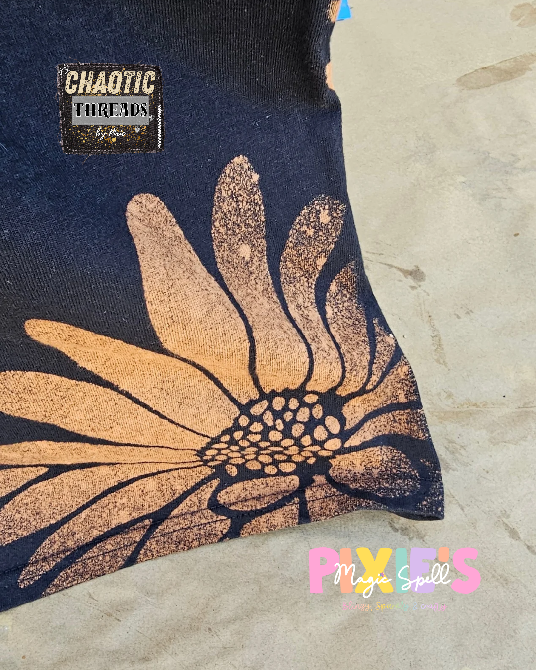 Love Never Dies | Chaotic Threads Hand Bleached Tee